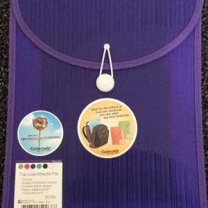 Top Load Attache File A4 Violet