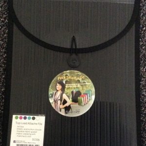 Top Load Attache File A4 Black